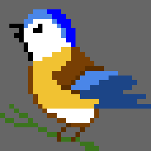 Birdie pixel art