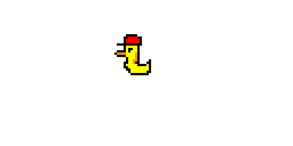 duck with a hat