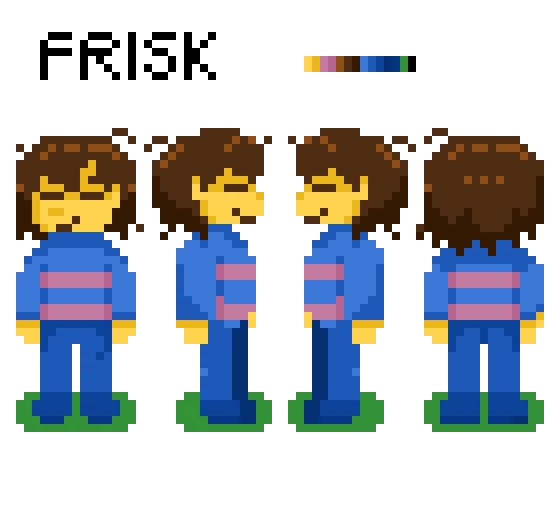 frisk sprite redesign