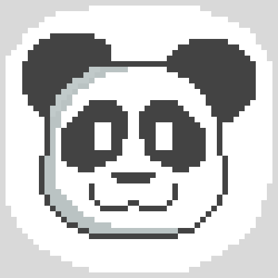 panda gif i made for a friend