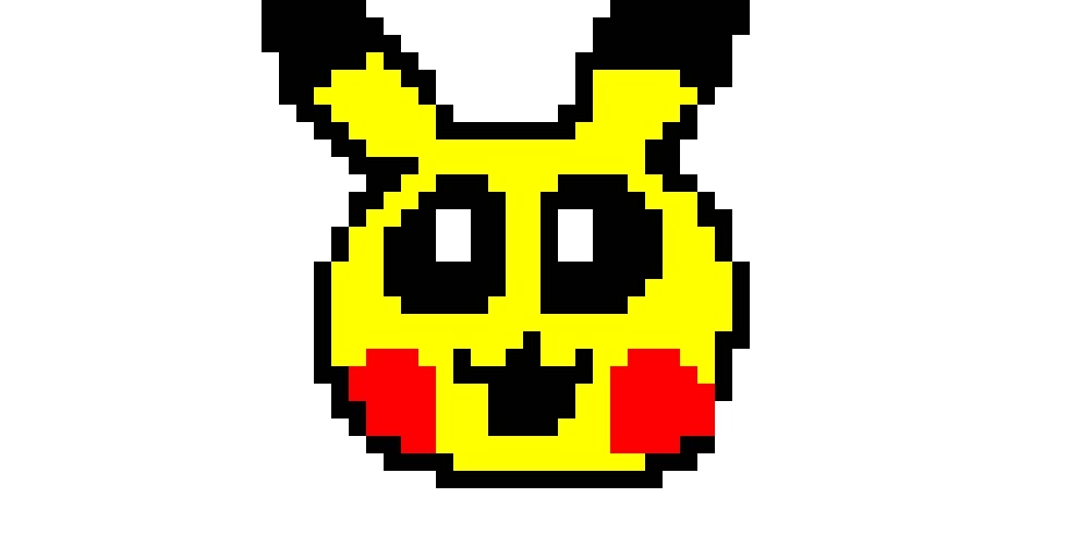 Pikachu Pixel Art (my first art)