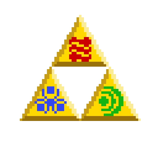 triforce with goddess symbols contest