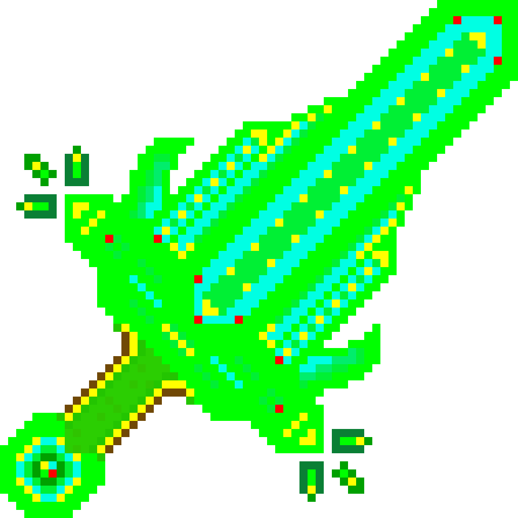 Slightly edited emerald sword