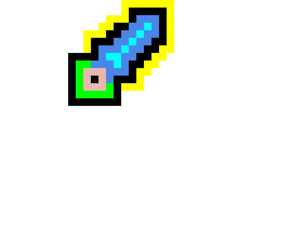 Fire Aspect Cool Minecraft Sword