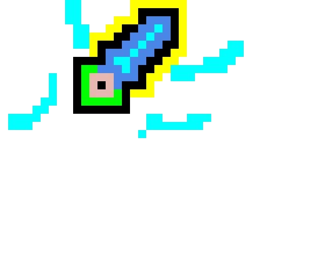 Cool Diamond Fire Aspect Sword With Particles