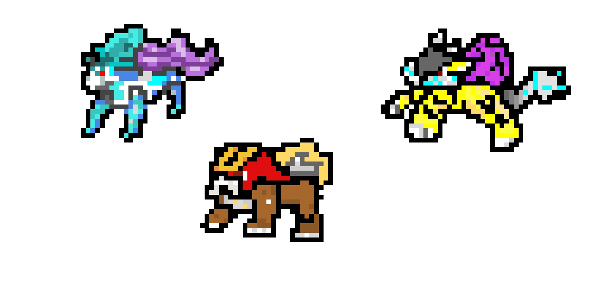 suicune entei and raikou pokemon