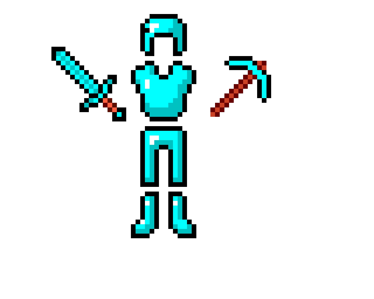 diamond armor heart if you want netherite