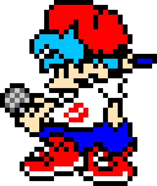 Boyfriend from Friday Night Funkin&rsquo;