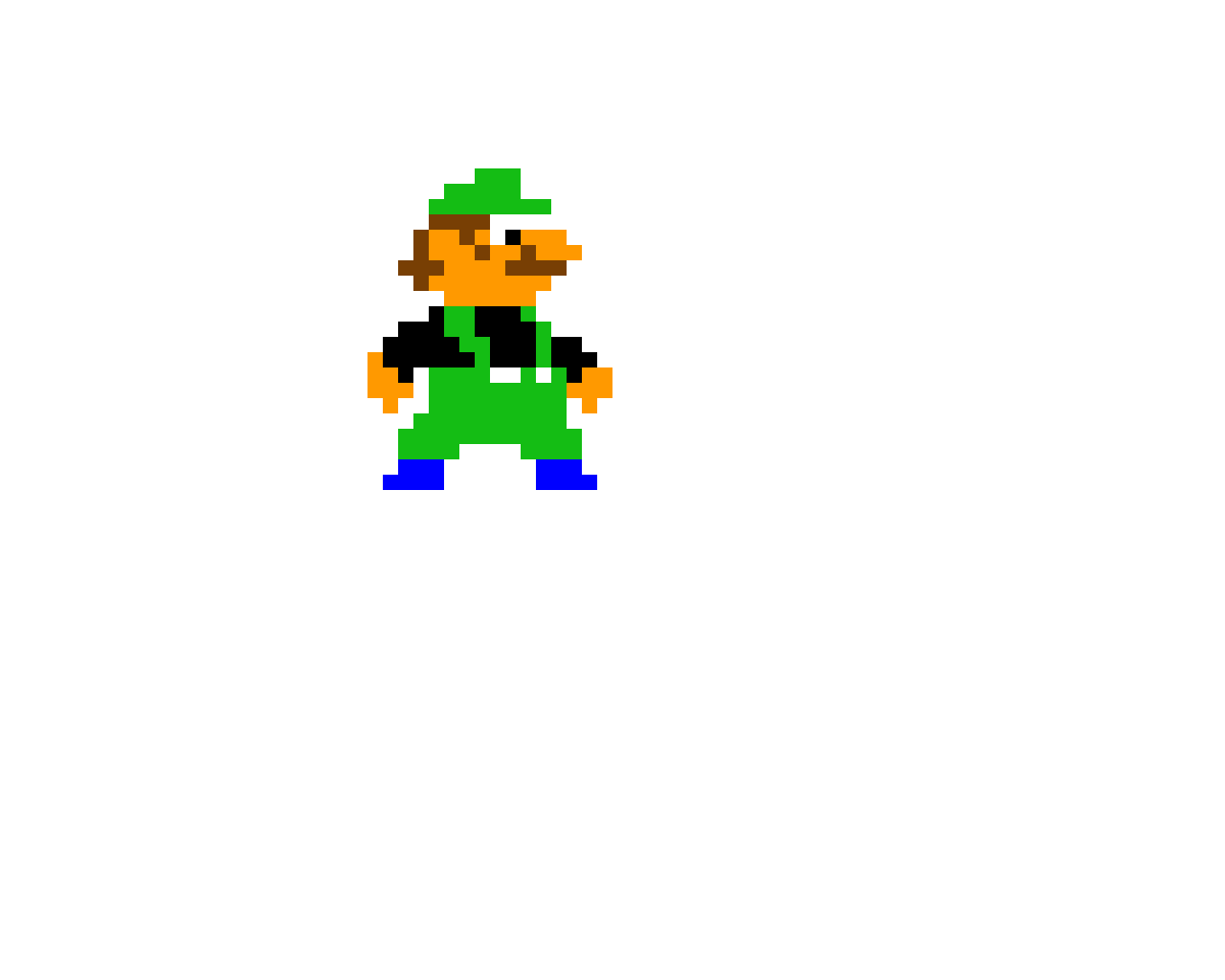 Mario bros arcade Luigi sprite