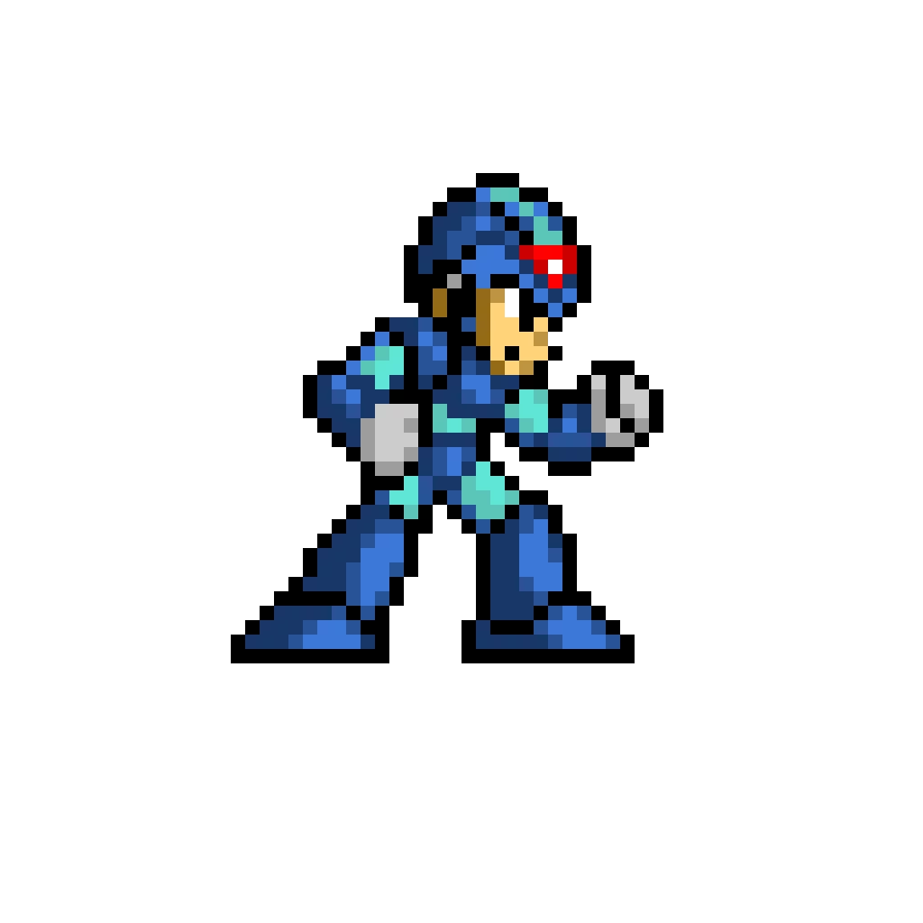 mega man x sprite not my original artwork