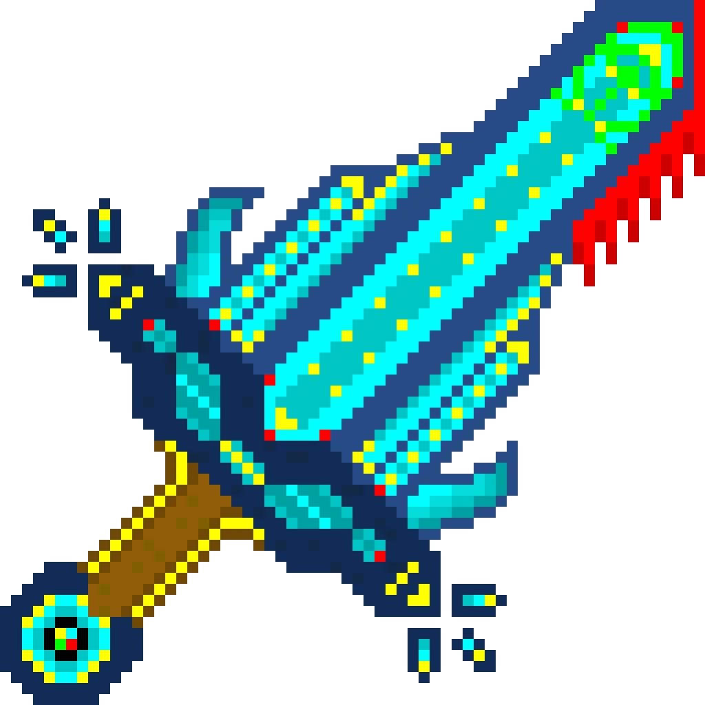 added som emeralds and made it serated