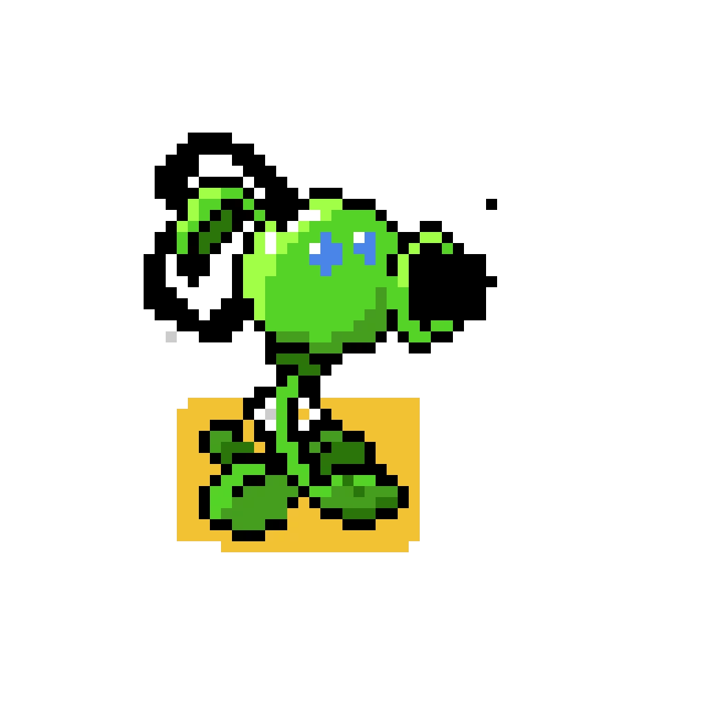 blast pea two organic pea shooter drawing credit to pixelmaster