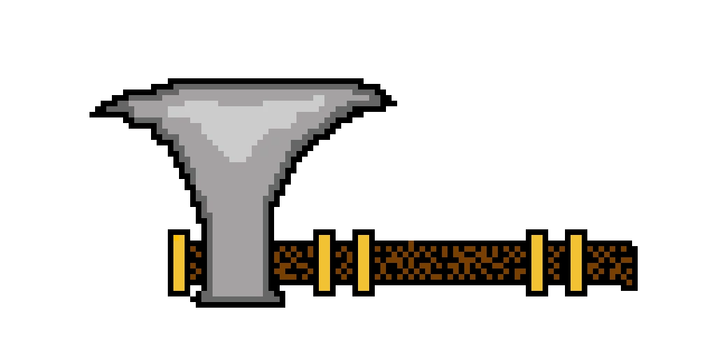 ceremonial axe my first project