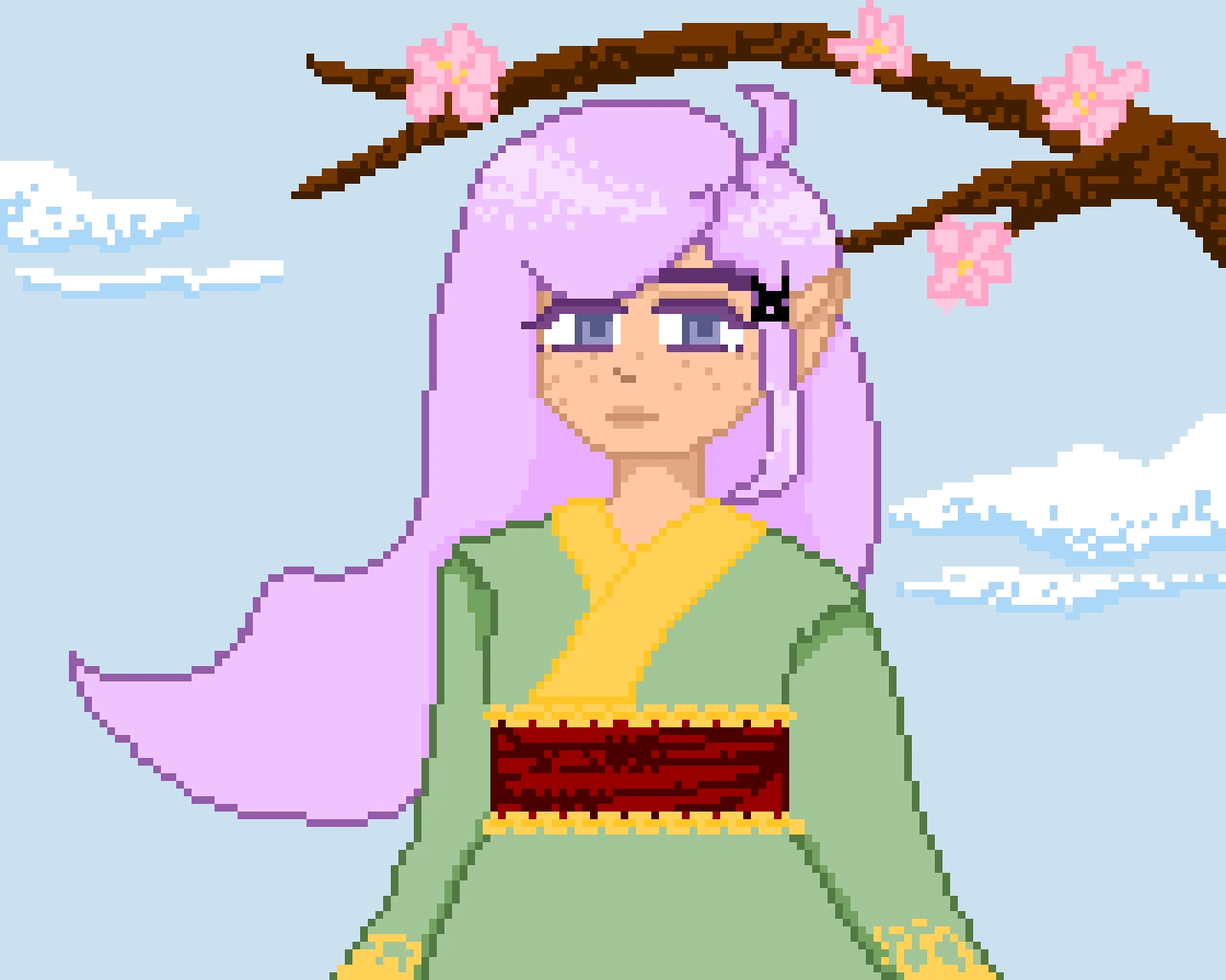 I need a name for her! also I think I messed up the outfit :(