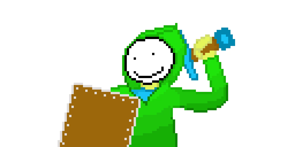 dream with sword and shield