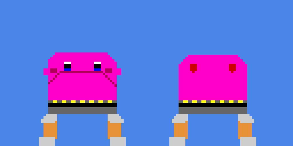 custom mouthful mode back and front