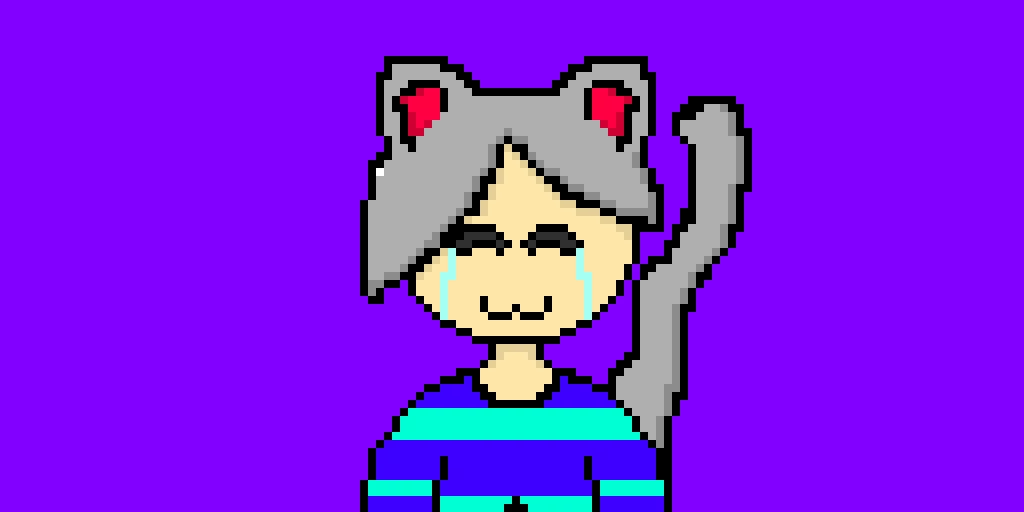smiling sad neko me