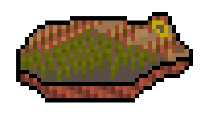 mossy potter frog torso