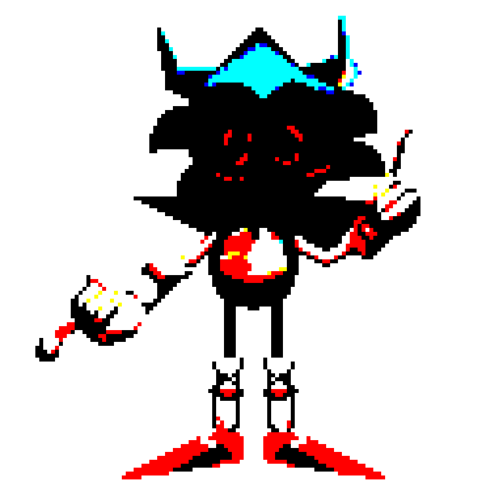 Sonic exe rewrite pixel art