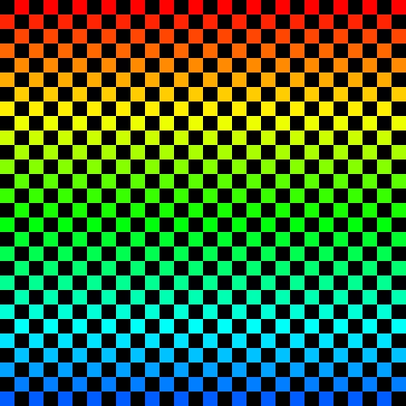 Smooth checker gradient