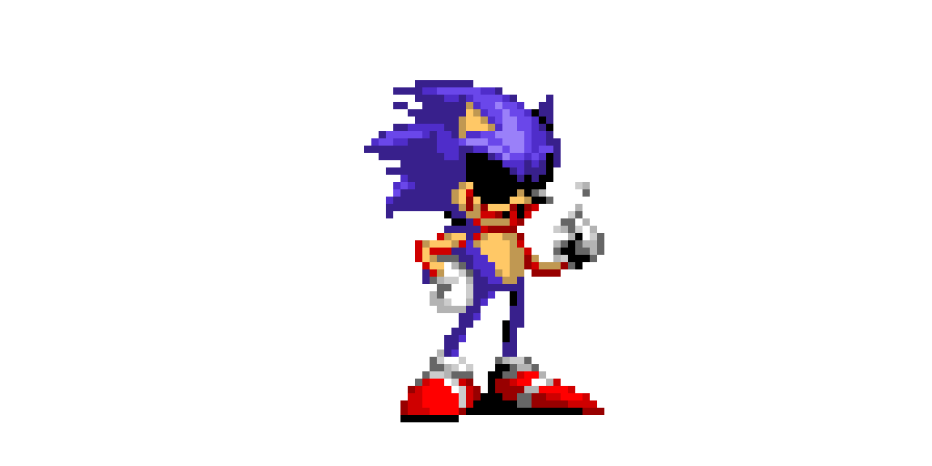 Sonic eyx crees to pixelguy09 pixel art