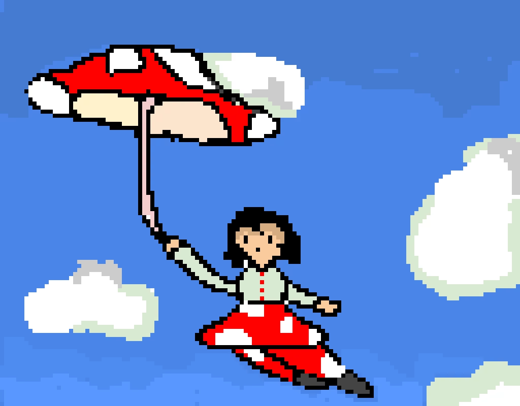 mushroom person fly&rsquo;s