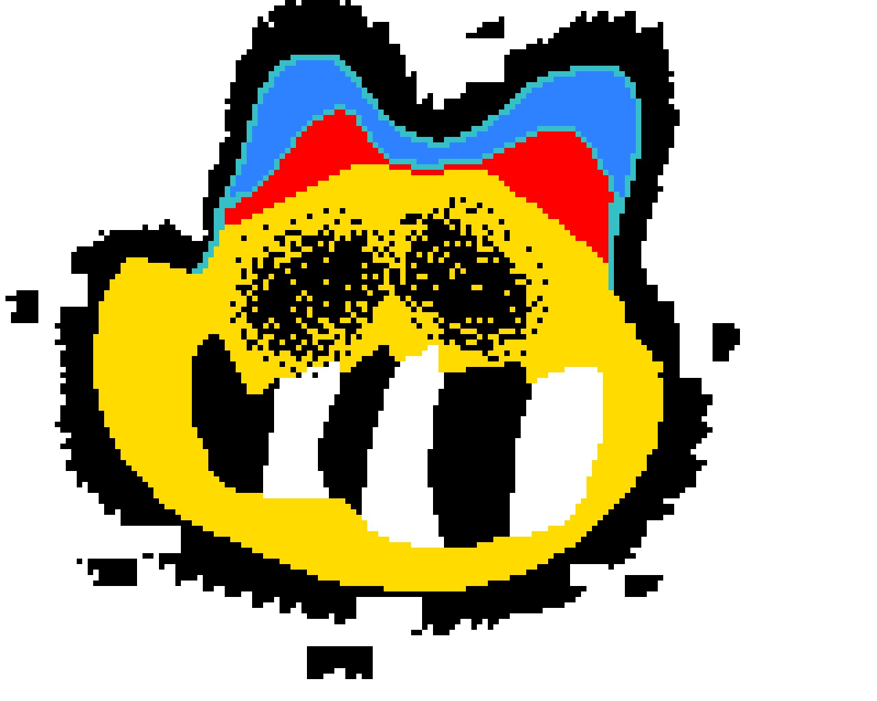 glitchy ball of floof honestly i don rsquo t know what i just made