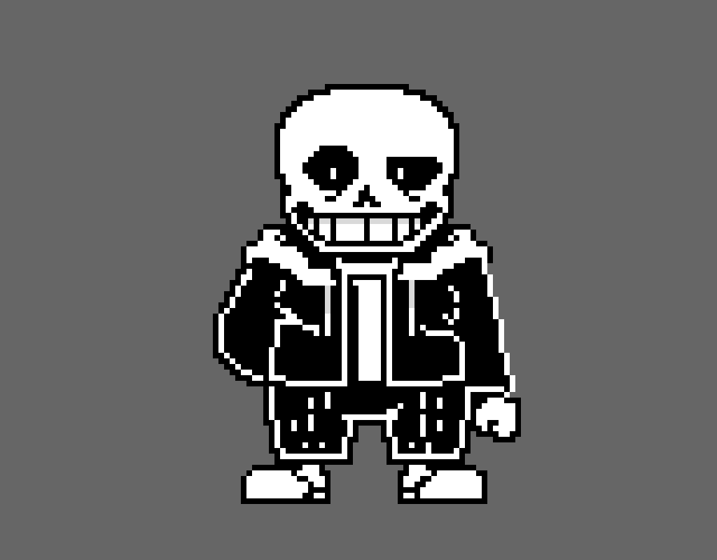 UNDERTALE: The Running Joke (My Style)   ( AU and Character and OG Sprite by Burgy)