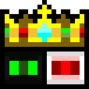 Ranboo face (crown by Pixel)