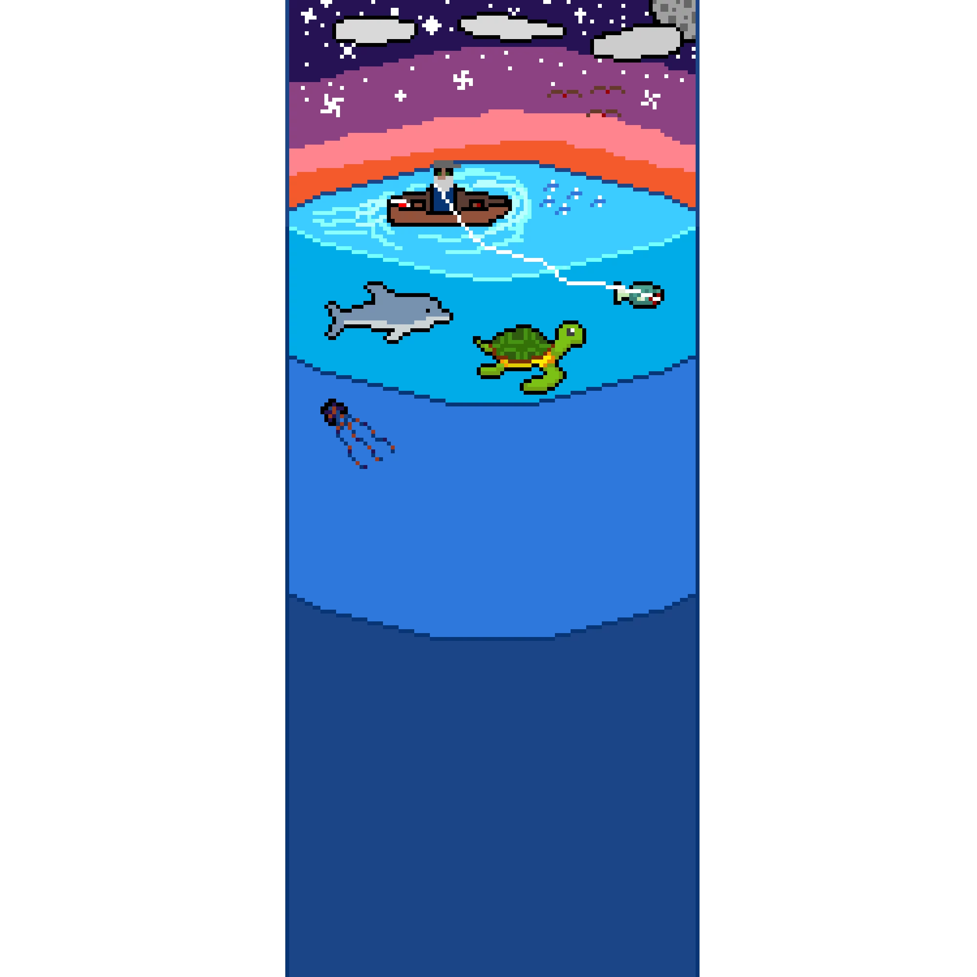 The Old Man and the Sea Creatures