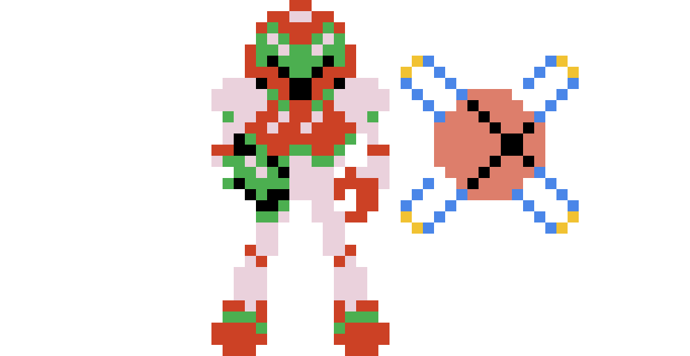 Metroid 1 Varia Suit Samus with Varia Suit upgrade