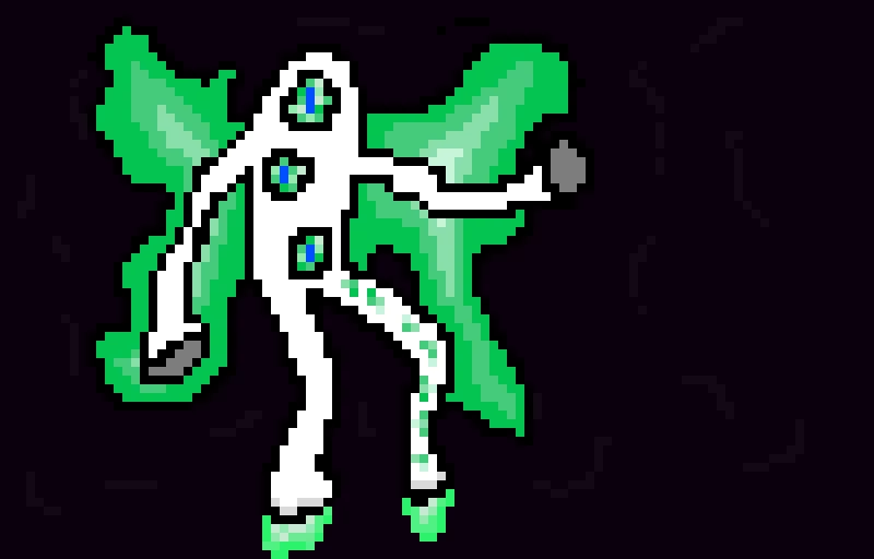 Dark, Fire, and Plant type fanmade msm: Glirbisar RARE