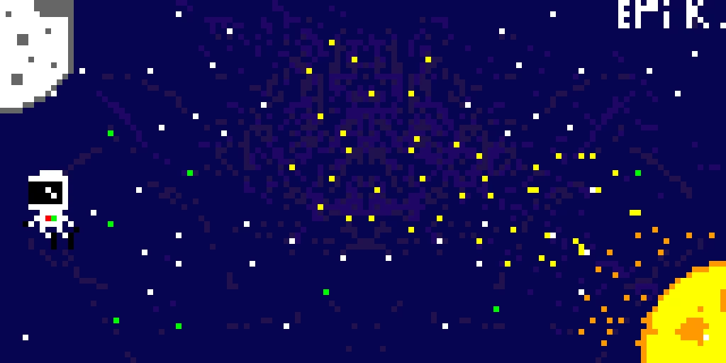 epic moon thing my first pixel art project