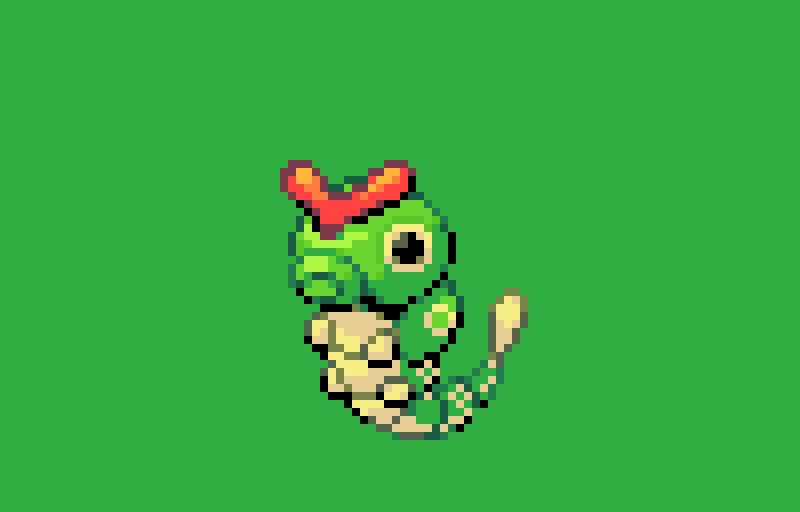 - | #010 | Caterpie | Pokemon Pixel Art | -