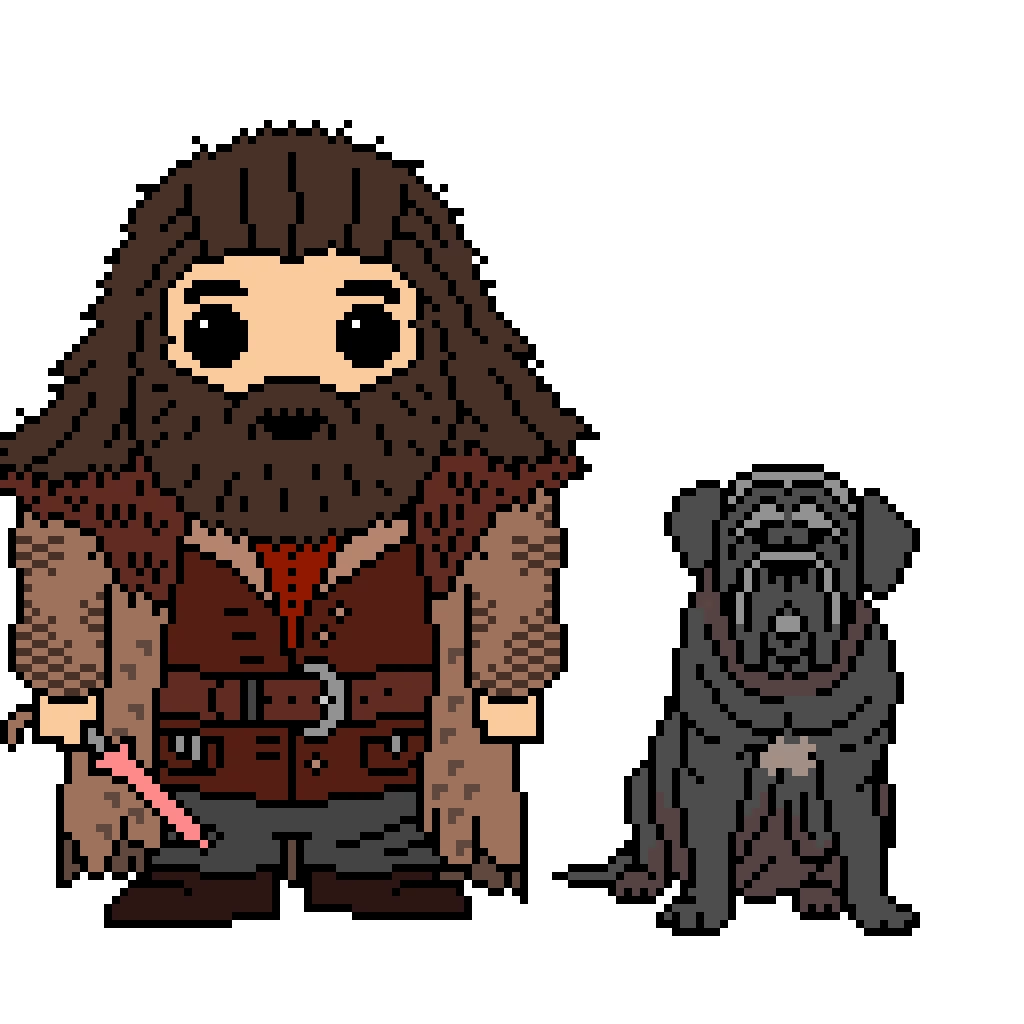 after about 6 hours of work hagrid and fang