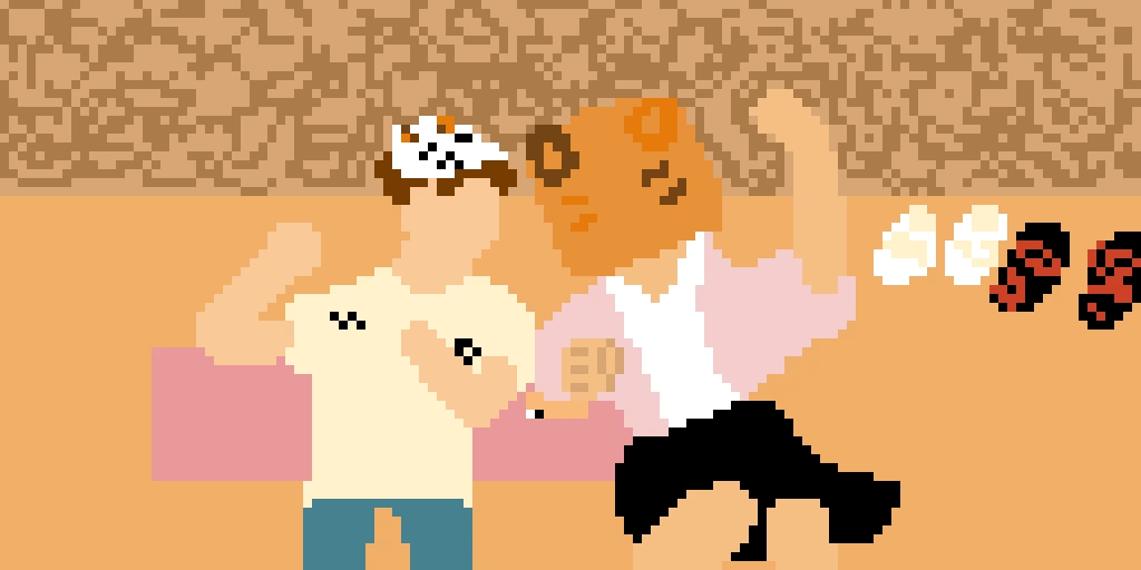 tubbo and crumb chilling at the beach