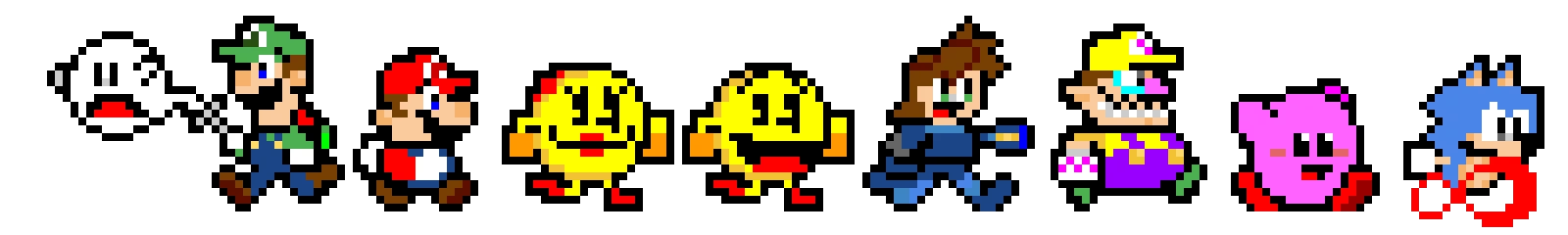 A bunch of video game characters in my art style (Request some in the comments)