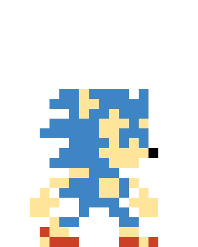 sonic if he were in super mario bros 1