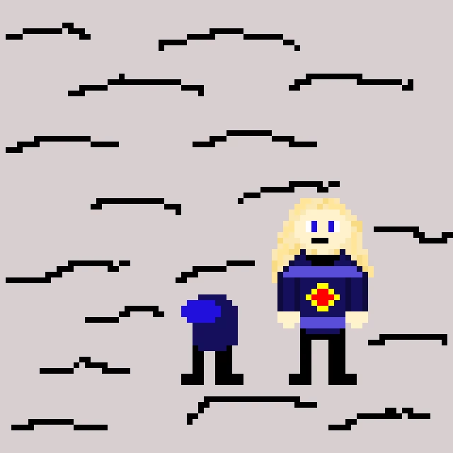 my first human sprite probably the character i rsquo ma put in my game wait whats than on her righ