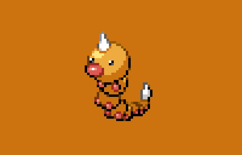 - | #013 | Weedle | Pokemon Pixel Art | -