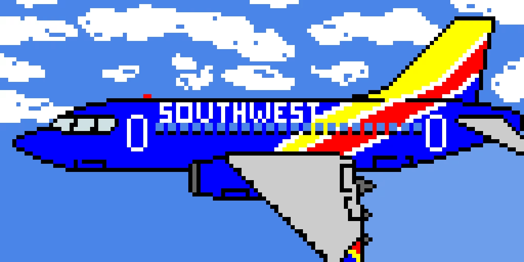 SouthWest Airlines (10,000 feet above)