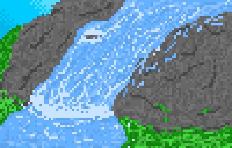 a nice little waterfall