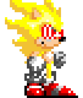 everythingbetweenpixel s fleetway sonic