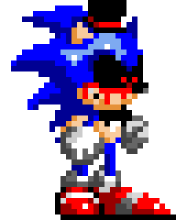 Fnas sonic pixel art