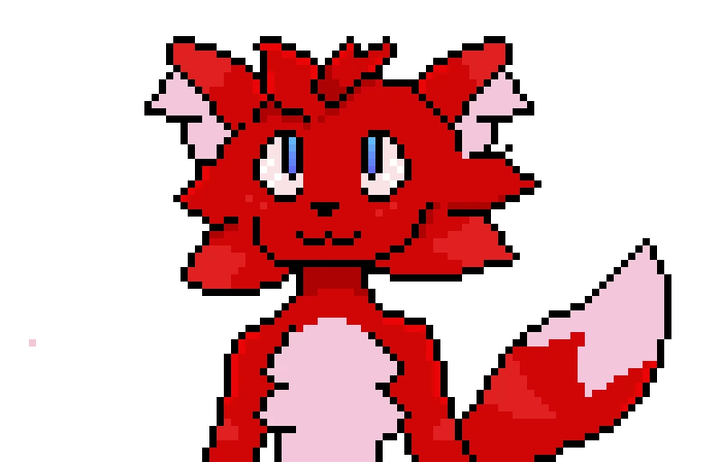 foxy gift for marcy the pixel cat
