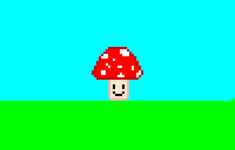 happy mushroom