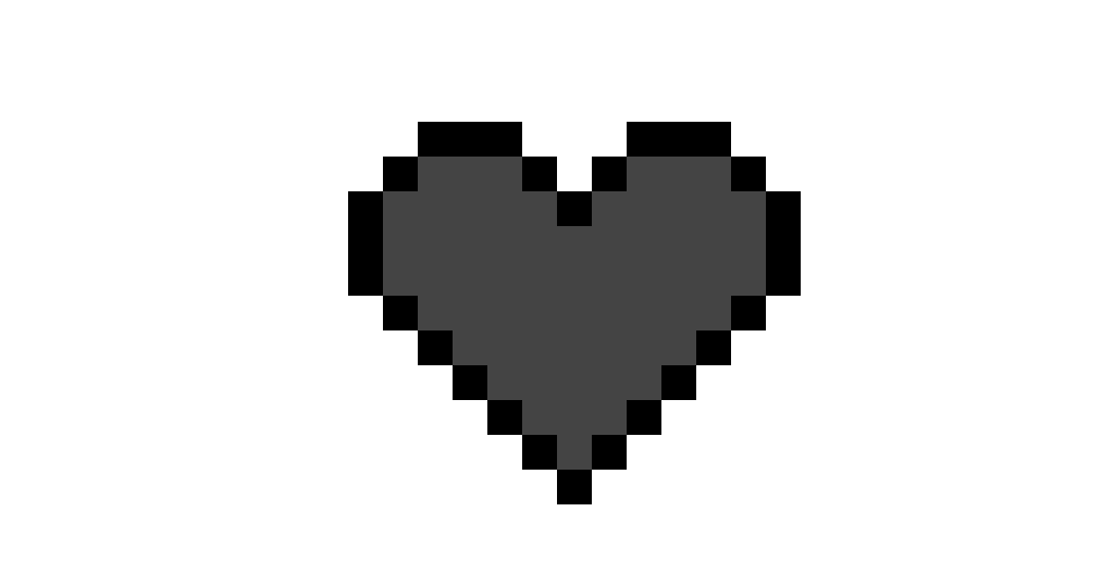 heart losing health gif