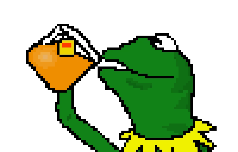 kermit drinking his tea request