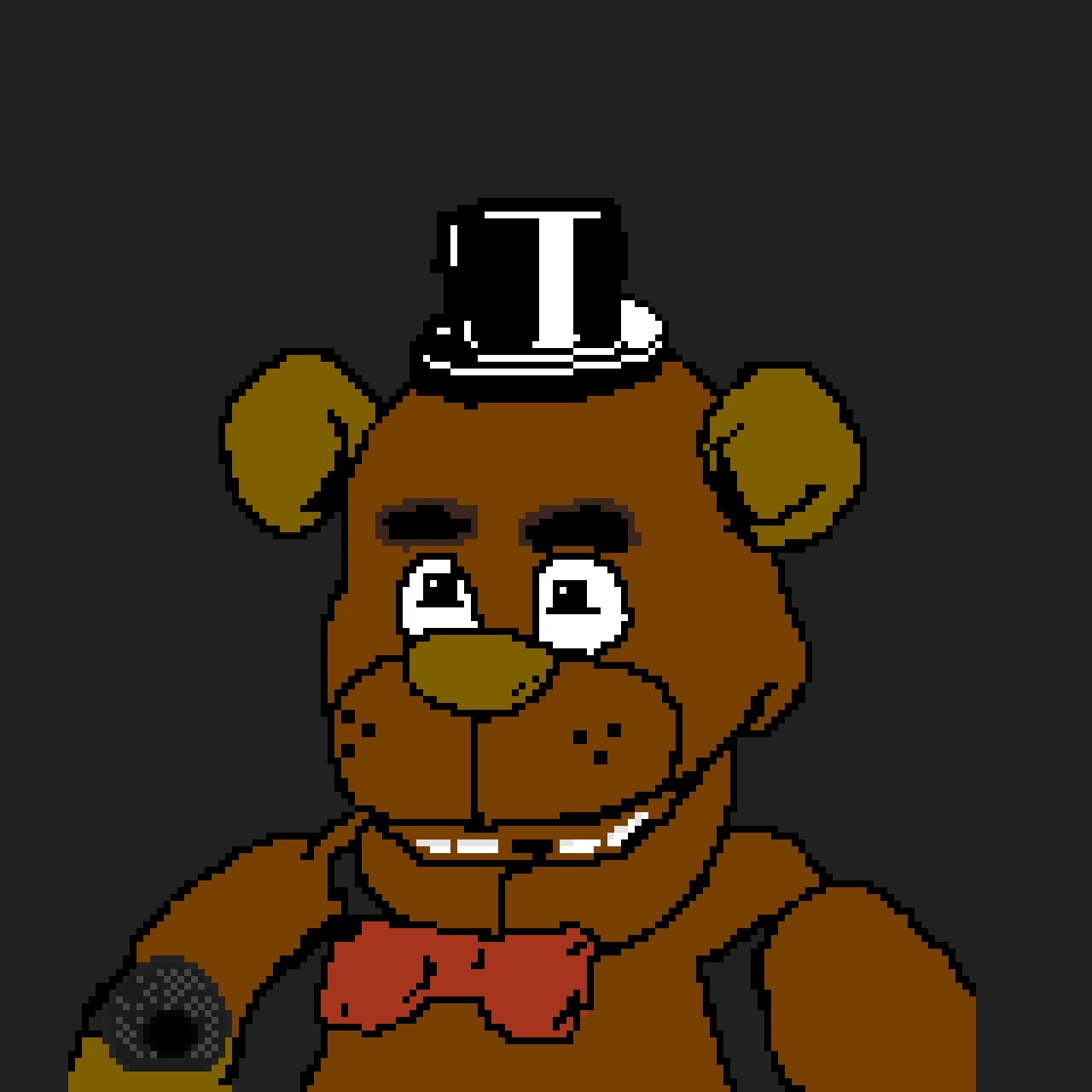 skeletal freddy fazbear not mine i just recolored it