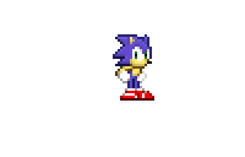 sonic the hedgehog sonic pocket adventure 16 bit style